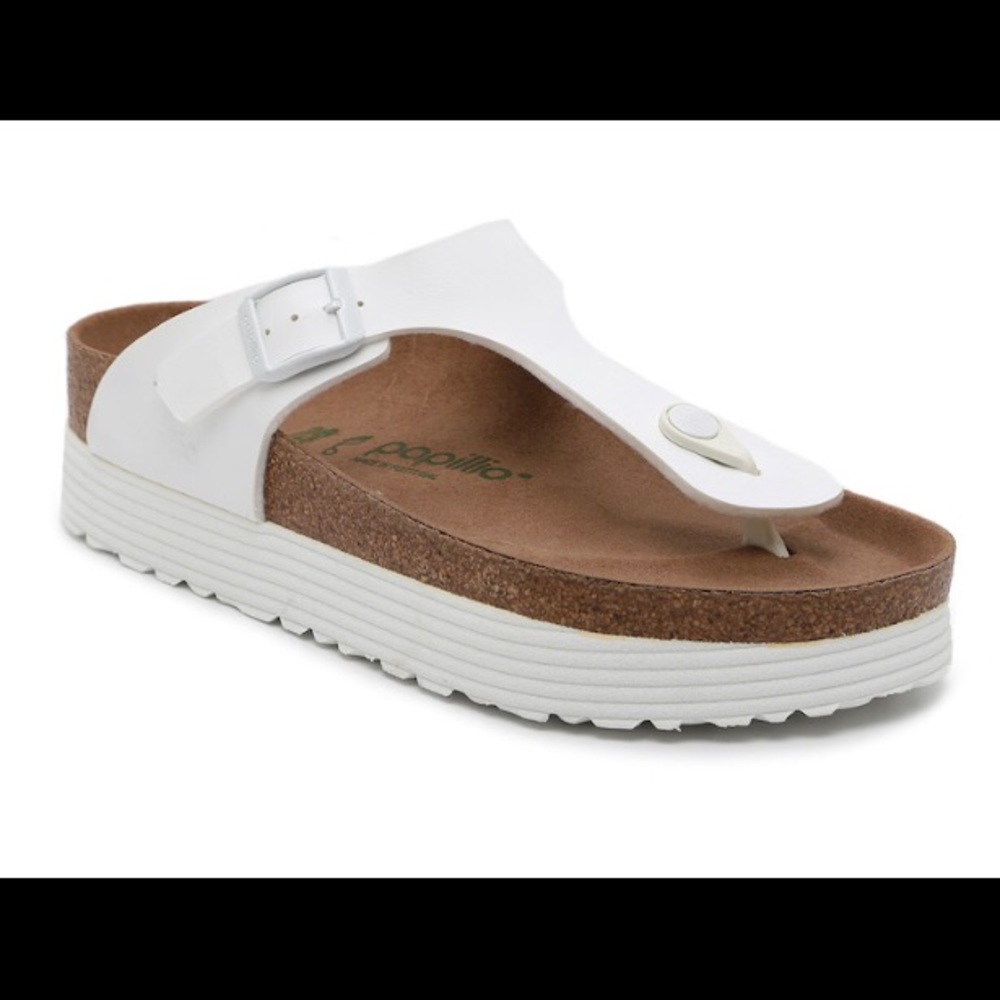 😍Birkenstock Papillio Gizeh Vegan Platform Sandal 9.5 NIB😍